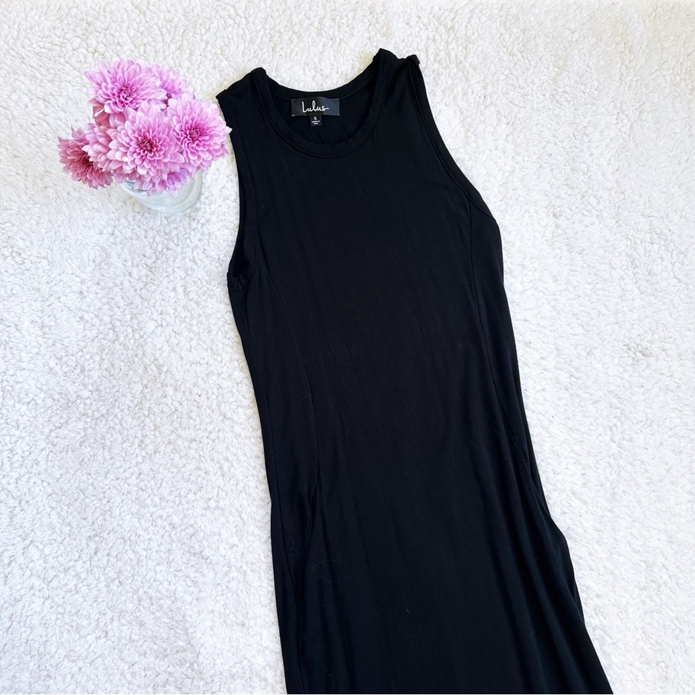 Black Lulus maxi dress